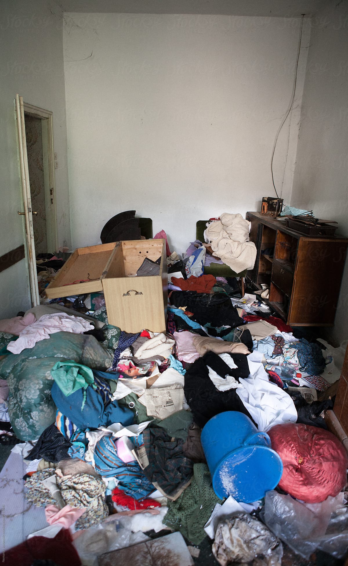 trashed room