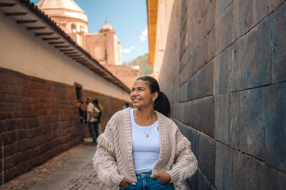 Woman in Cusco Peru South America