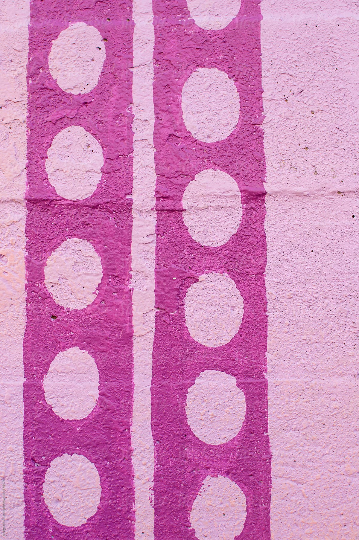 details of a city mural