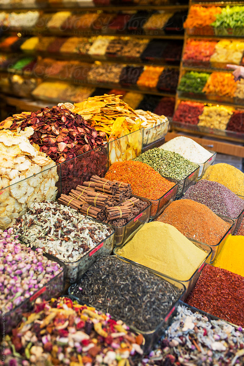Spices in Istanbul´s Grand Bazaar