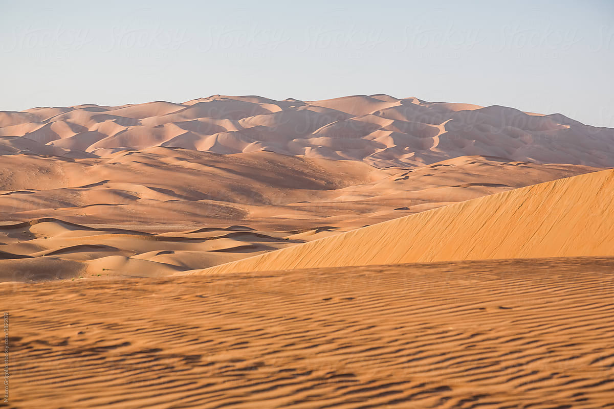 View of a huge Desert