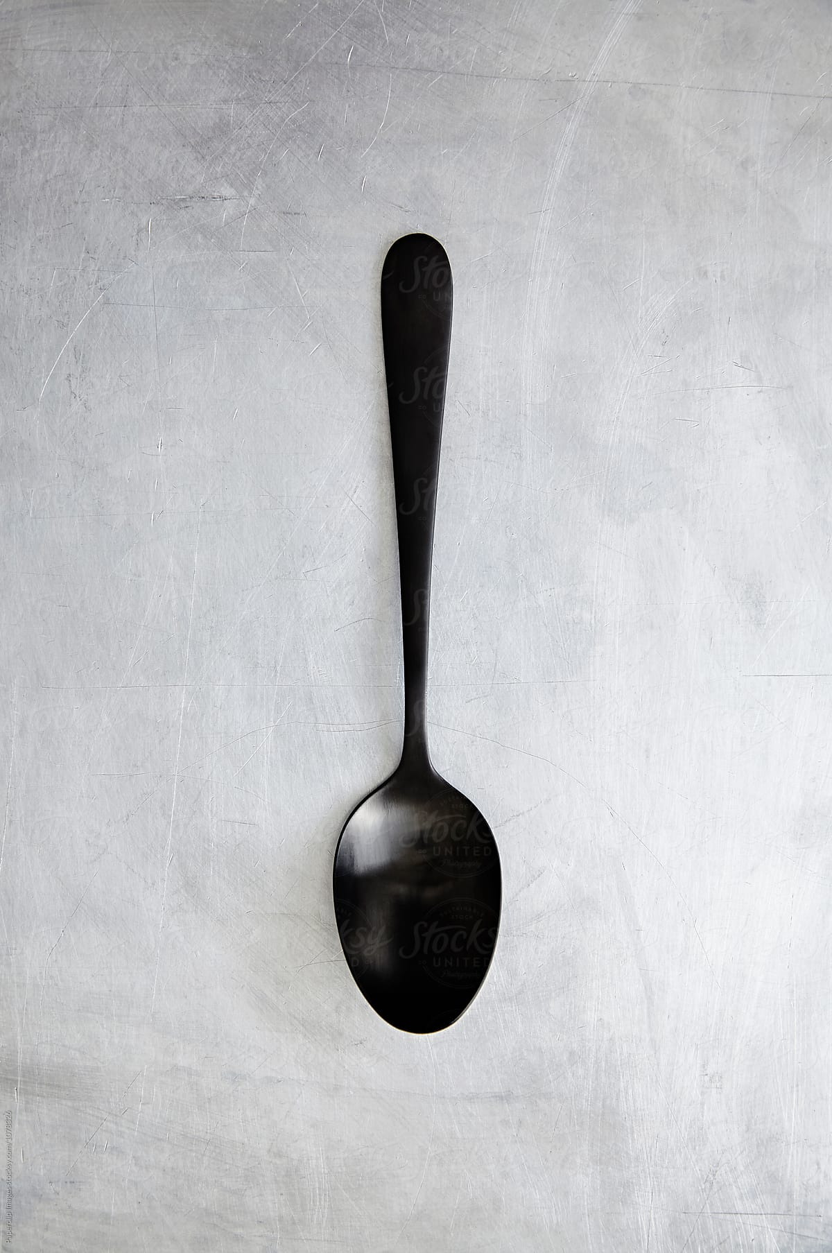 Kitchen utensils - Black spoon
