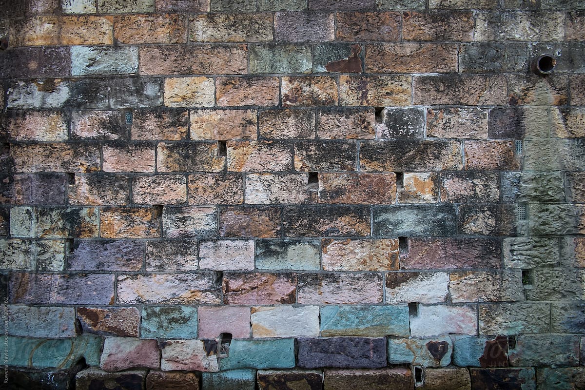 Old Brick Wall at River Wharf