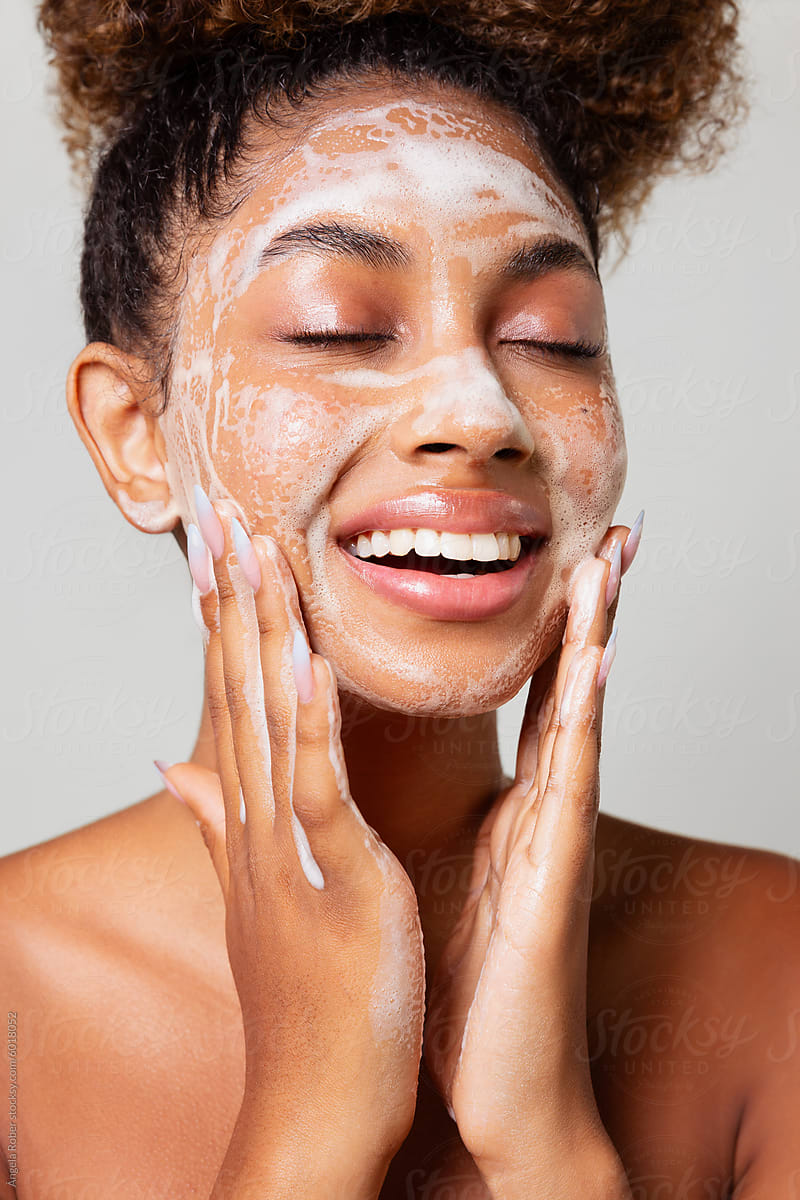 A happy time for skin cleansing
