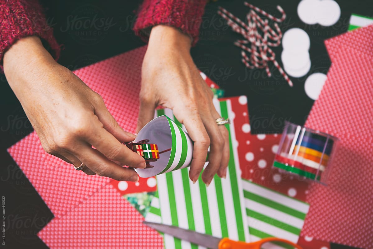 Countdown: Putting A Small Gift Into Advent Calendar Container