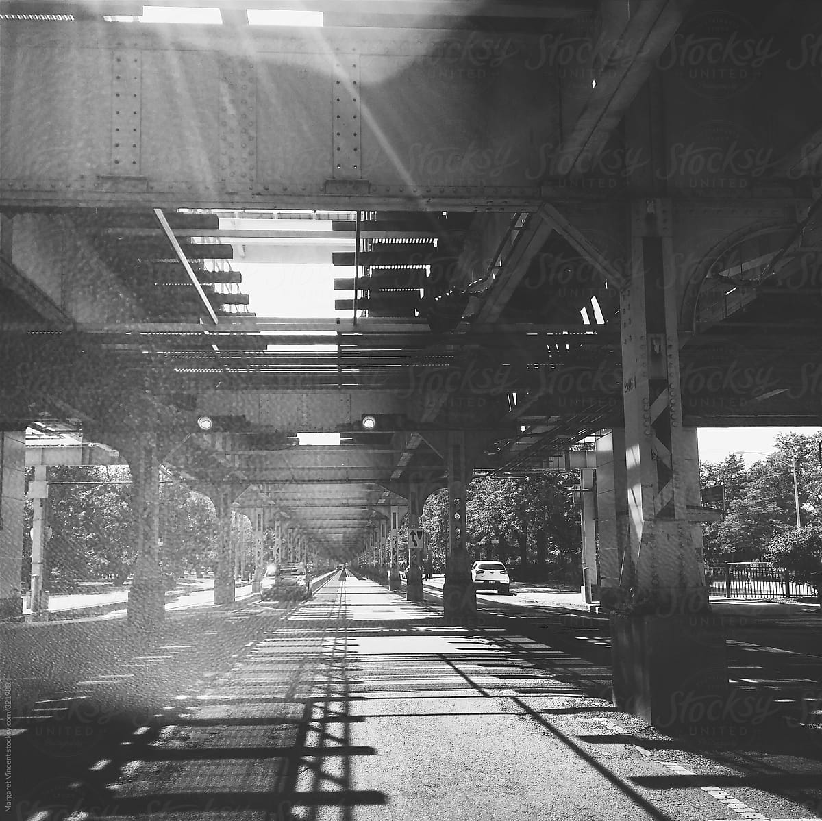 under the el tracks