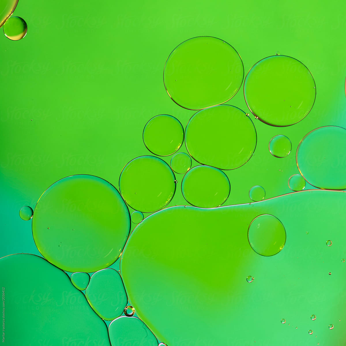 Oil droplets