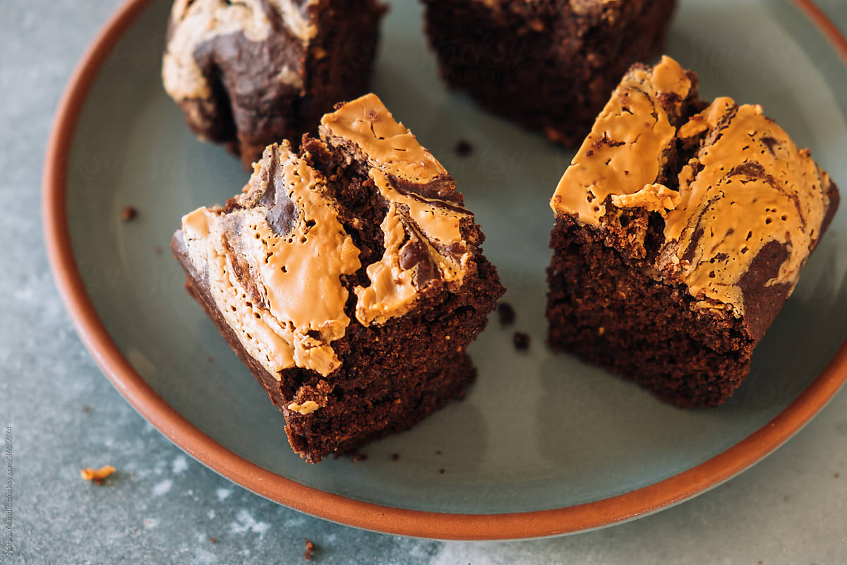 Peanut butter chocolate brownies