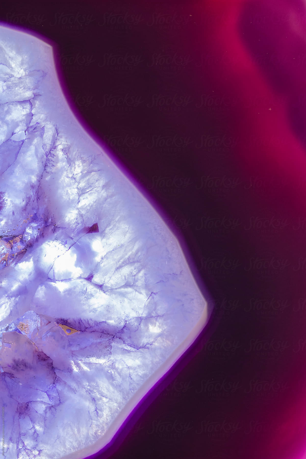 Purple Agate Closeup