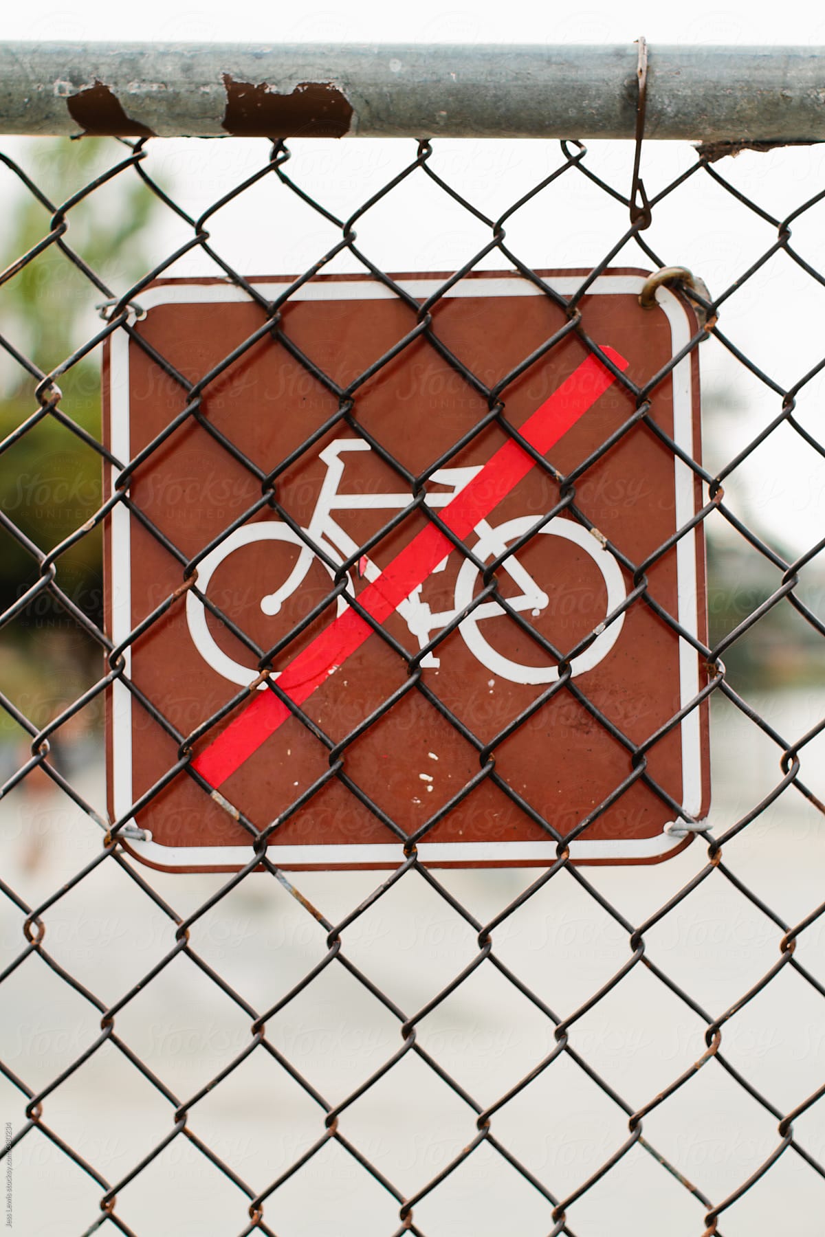 no bicycles allowed sign