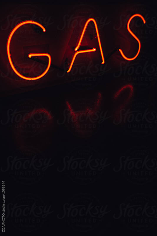 Gas Neon Sign