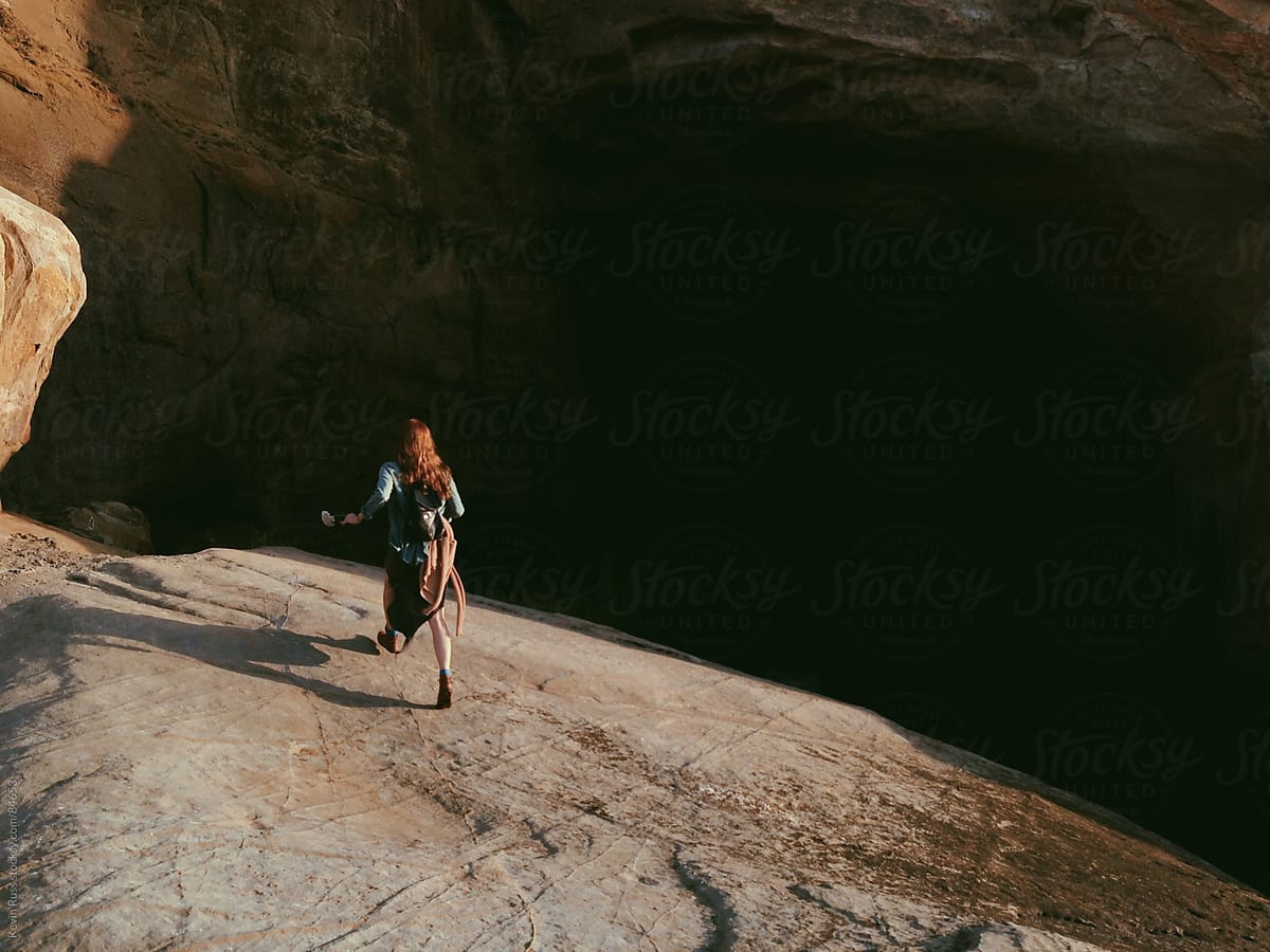 Woman Walking On Coastal Rock By Stocksy Contributor Kevin Russ Stocksy