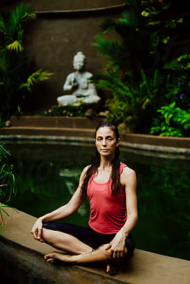 Beautiful Yoga Teacher by Stocksy Contributor EASY 2 SHOOT - Stocksy