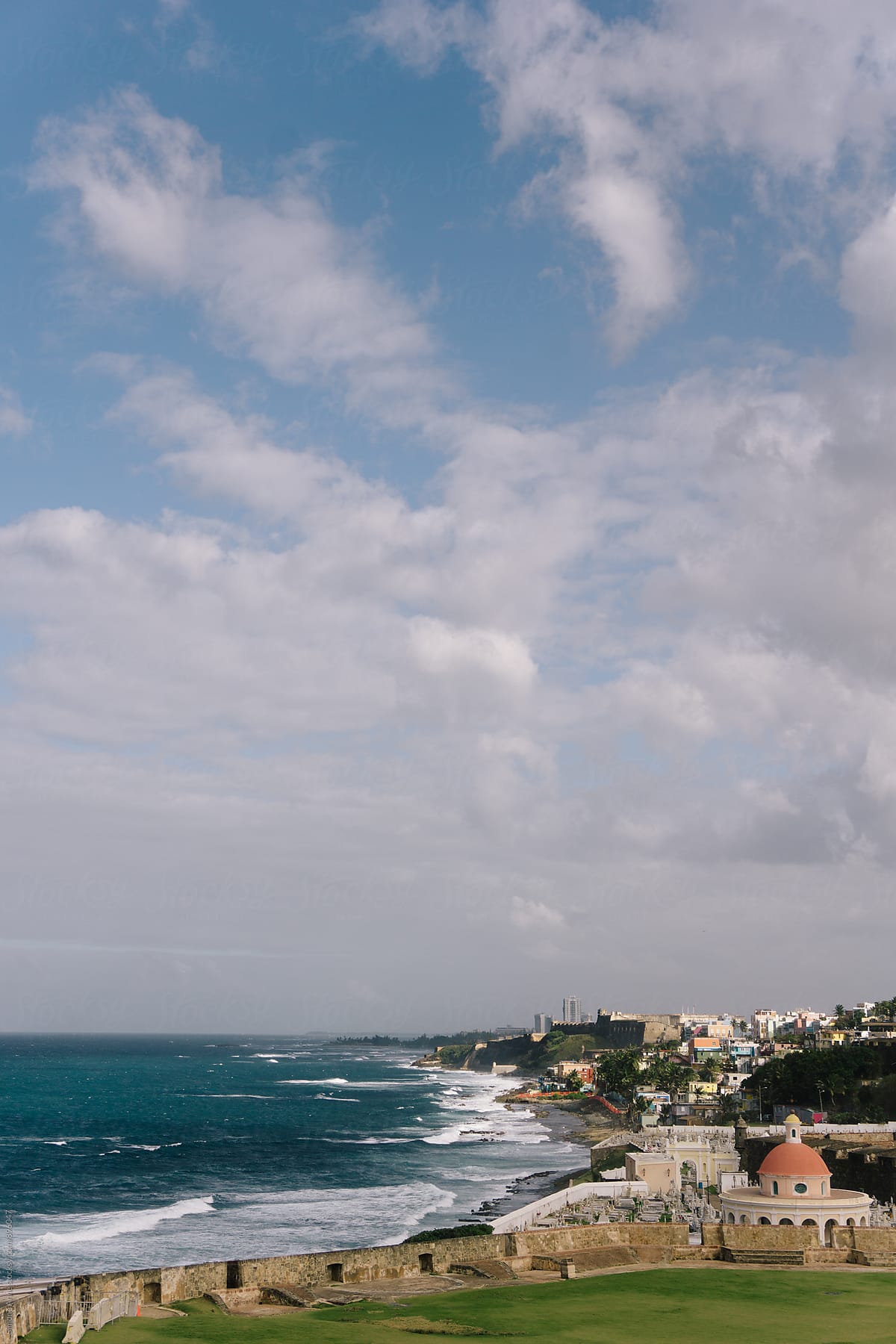 Overlook from the castle in Puerto Rico\'s San Juan