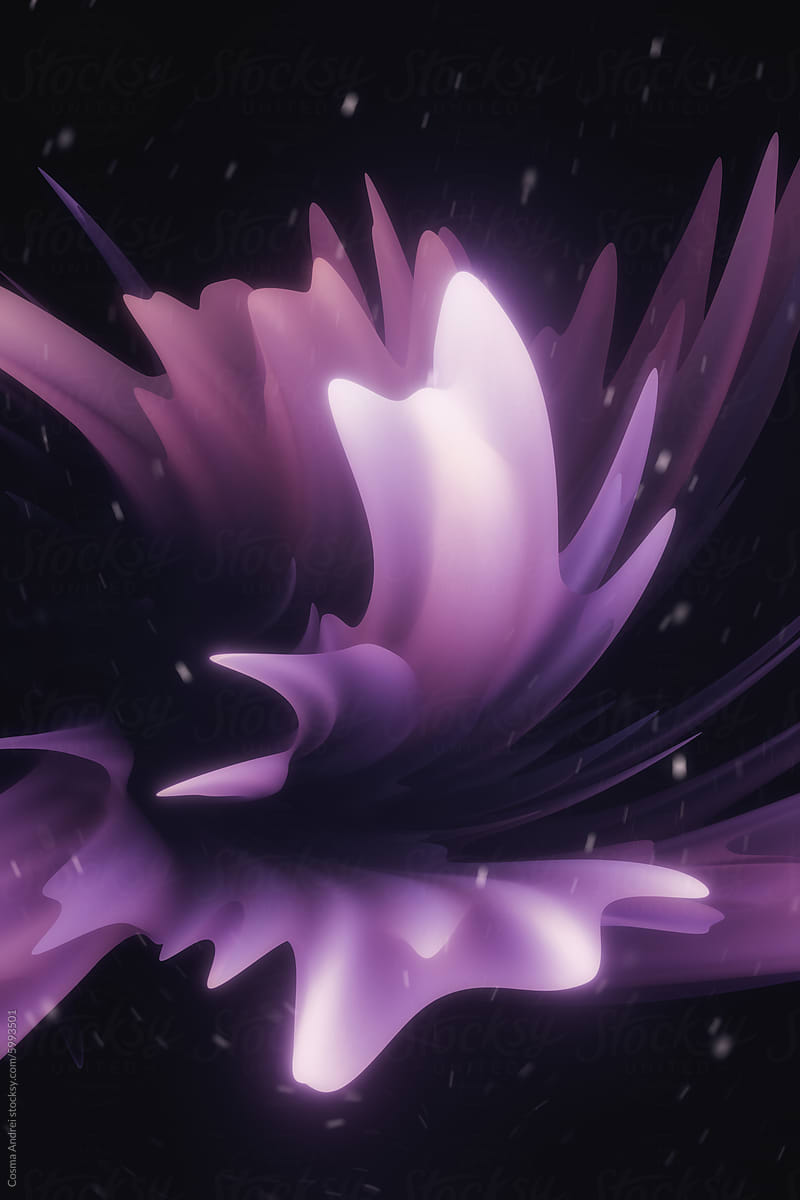 Abstract purple flow background