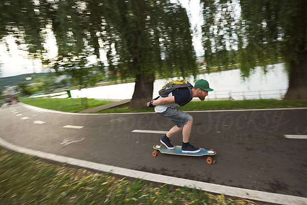 Man Riding Longboard Stock Illustration - Download Image Now -  Skateboarding, Skateboard, Cool Attitude - iStock
