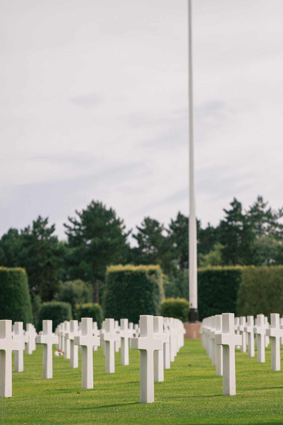 American Cemetery in Normandy, France.