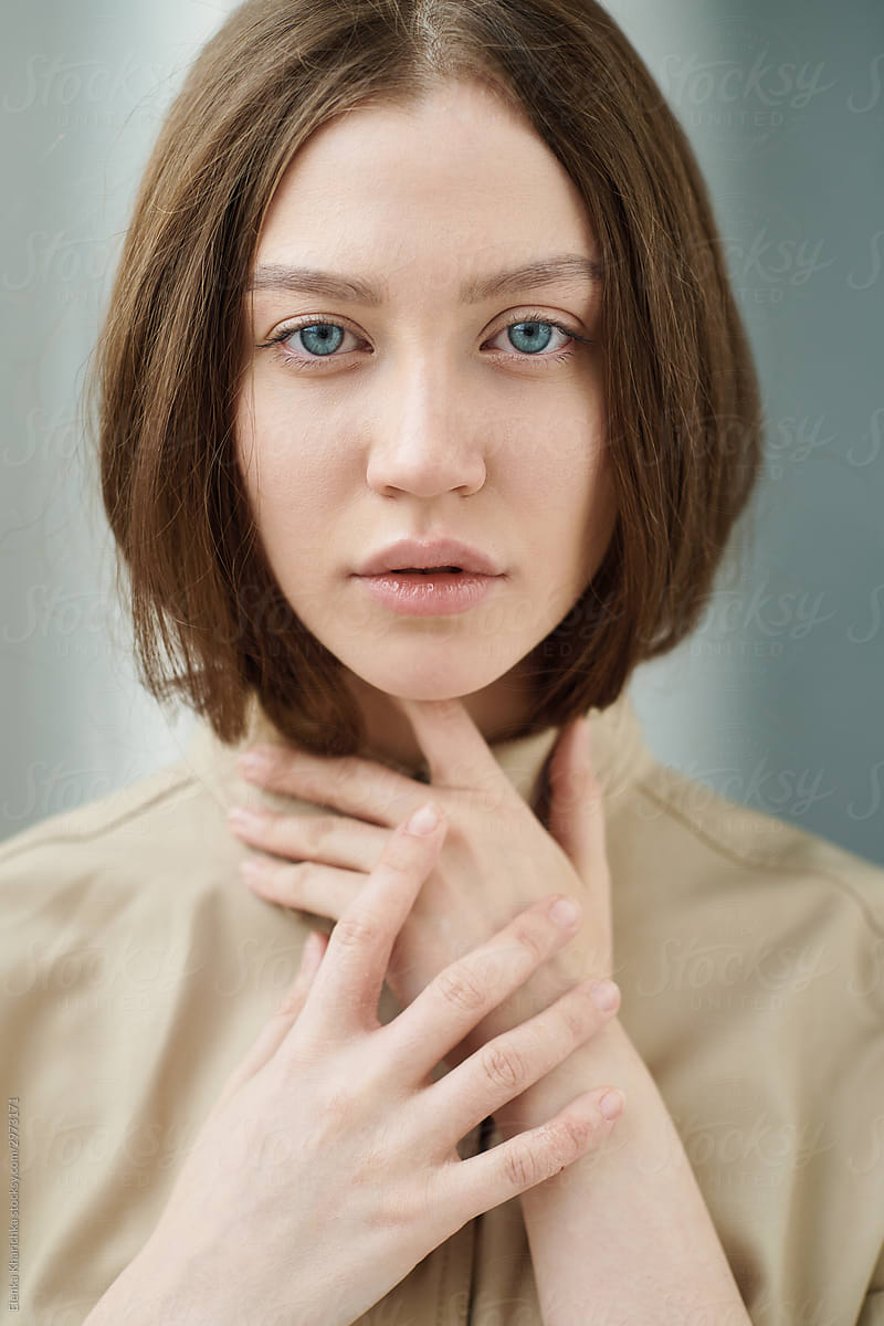 Portrait Of A Beautiful Young Girl By Stocksy Contributor Elena Kharichkina Stocksy