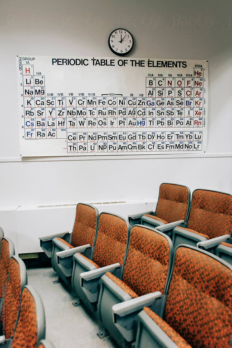 Periodic Table of the Elements in Lecture Hall
