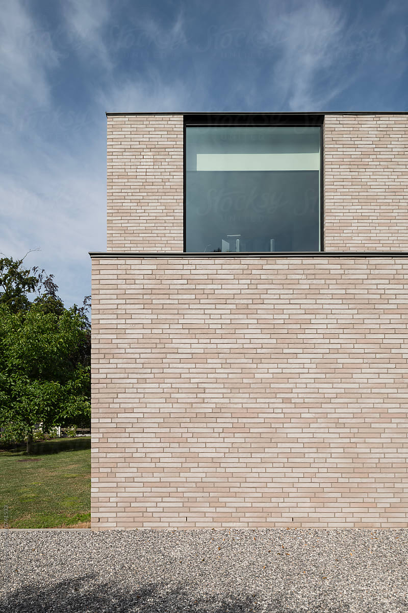 minimalist facade and window