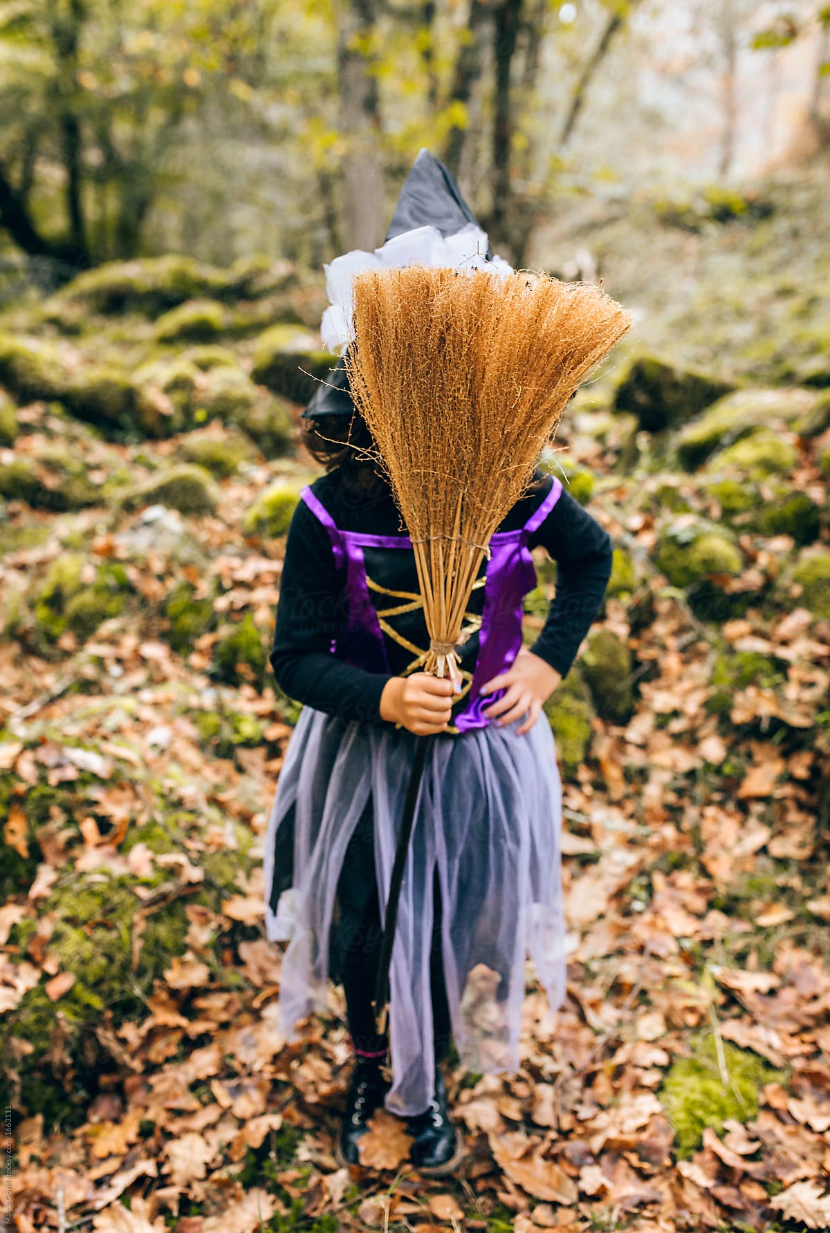 Little girl in Halloween