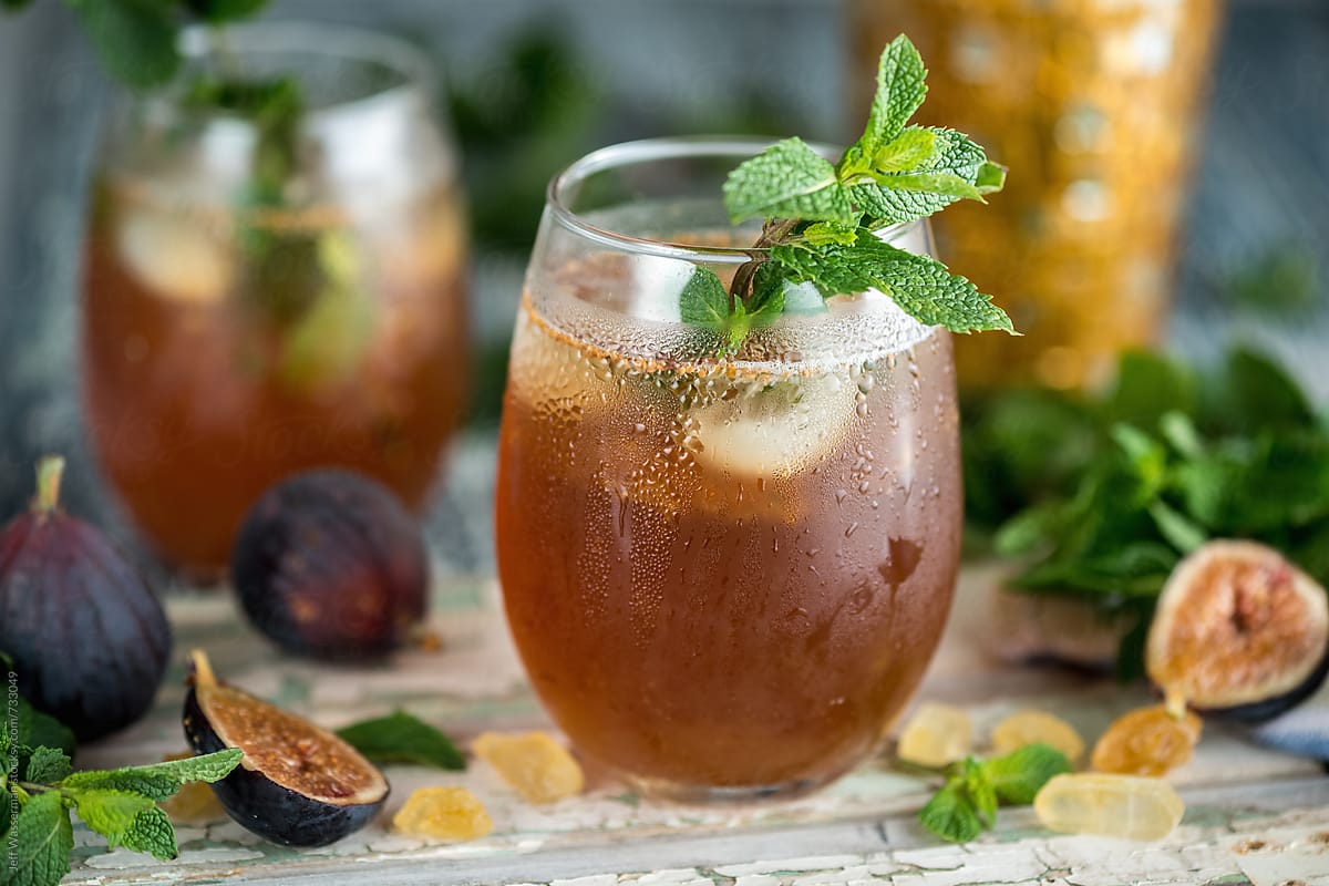Fig and Bourbon Cocktail