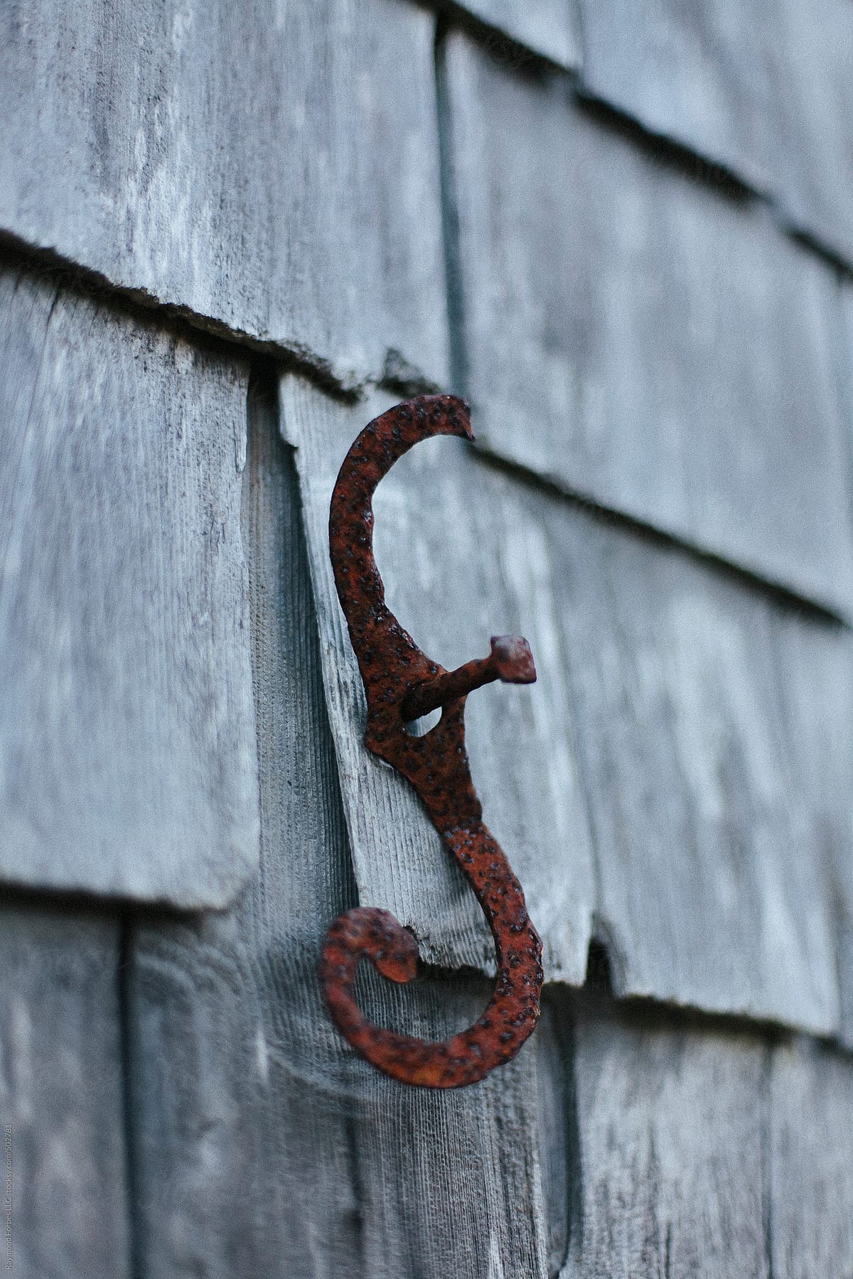 Weathered Shingles on Cottage of Cape Cod Cottage