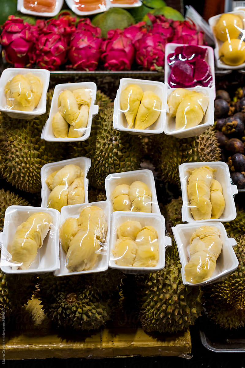 Durian and tropical fruits