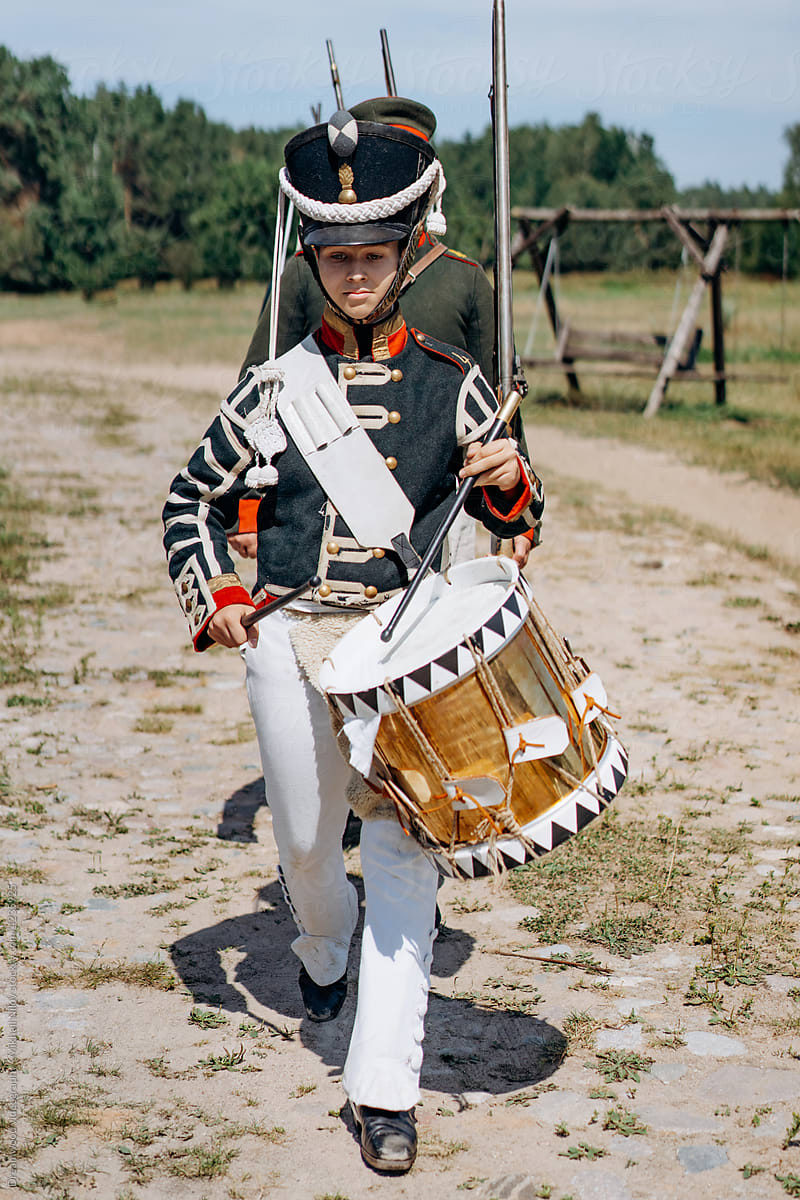 Soldier with a drum