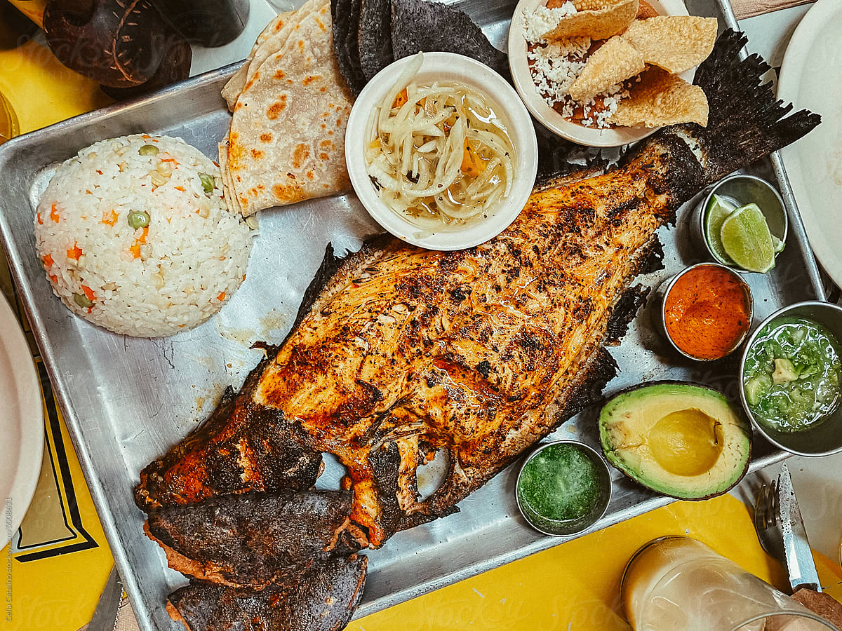 Grilled Whole Fish in Mexico City