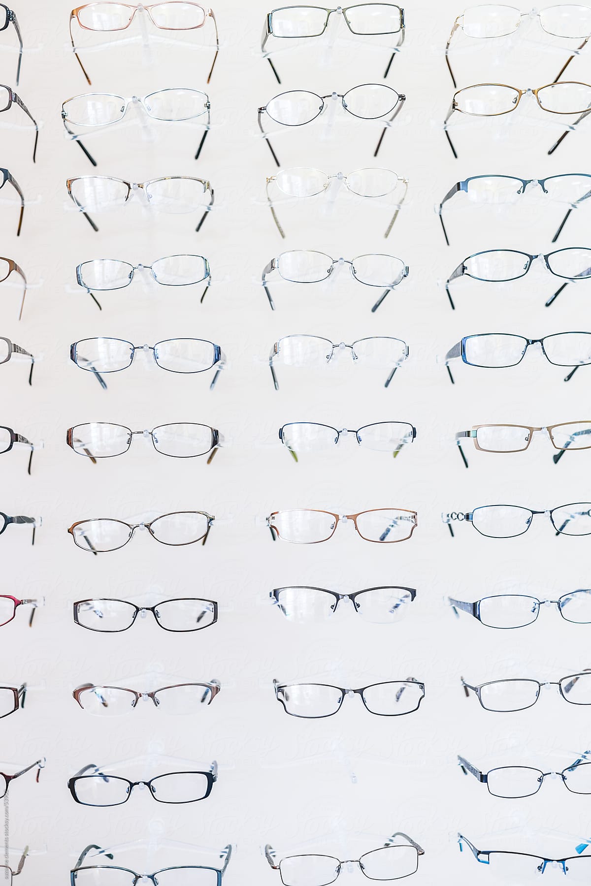 Eye Glasses Displayed for Purchase