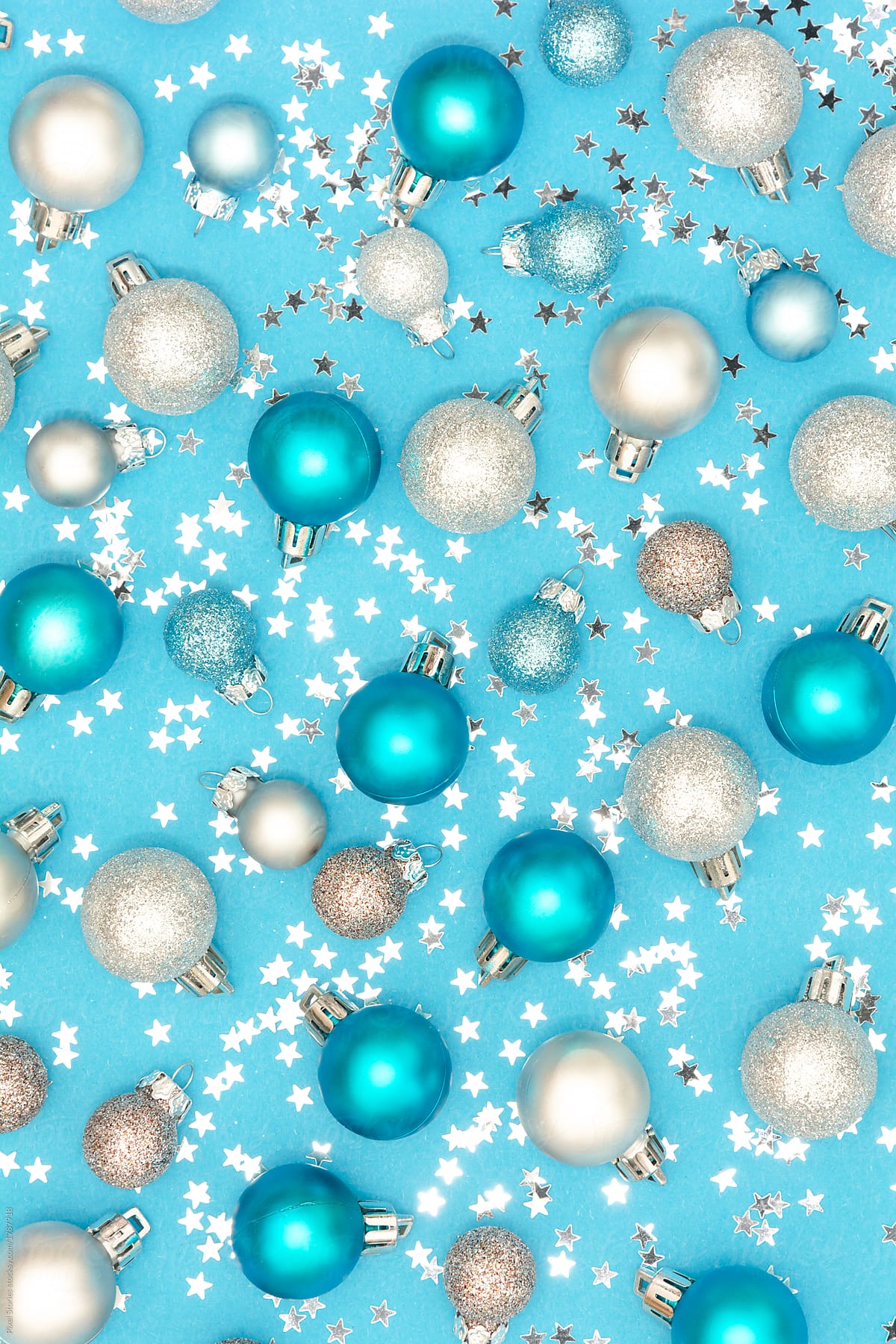 Christmas ornaments background