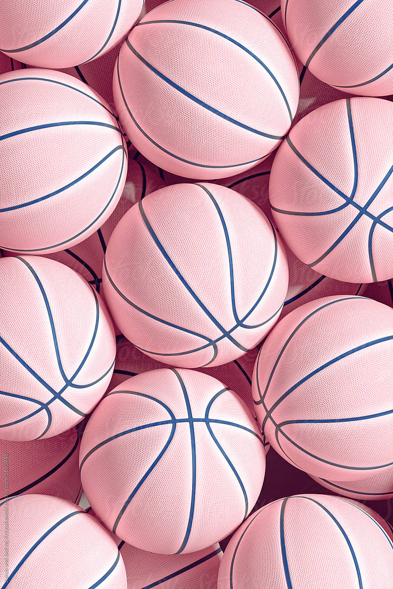Basketball Pink Art