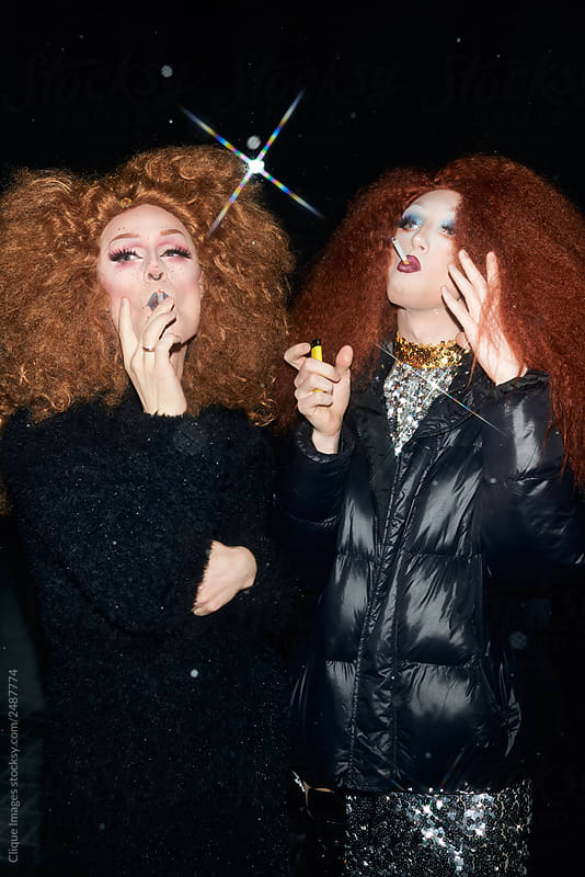 drag queen cigarette staircase A Nearly Complete Oral History of NYC's Pyramid Club Lit cigarette started deadly Manhattan
