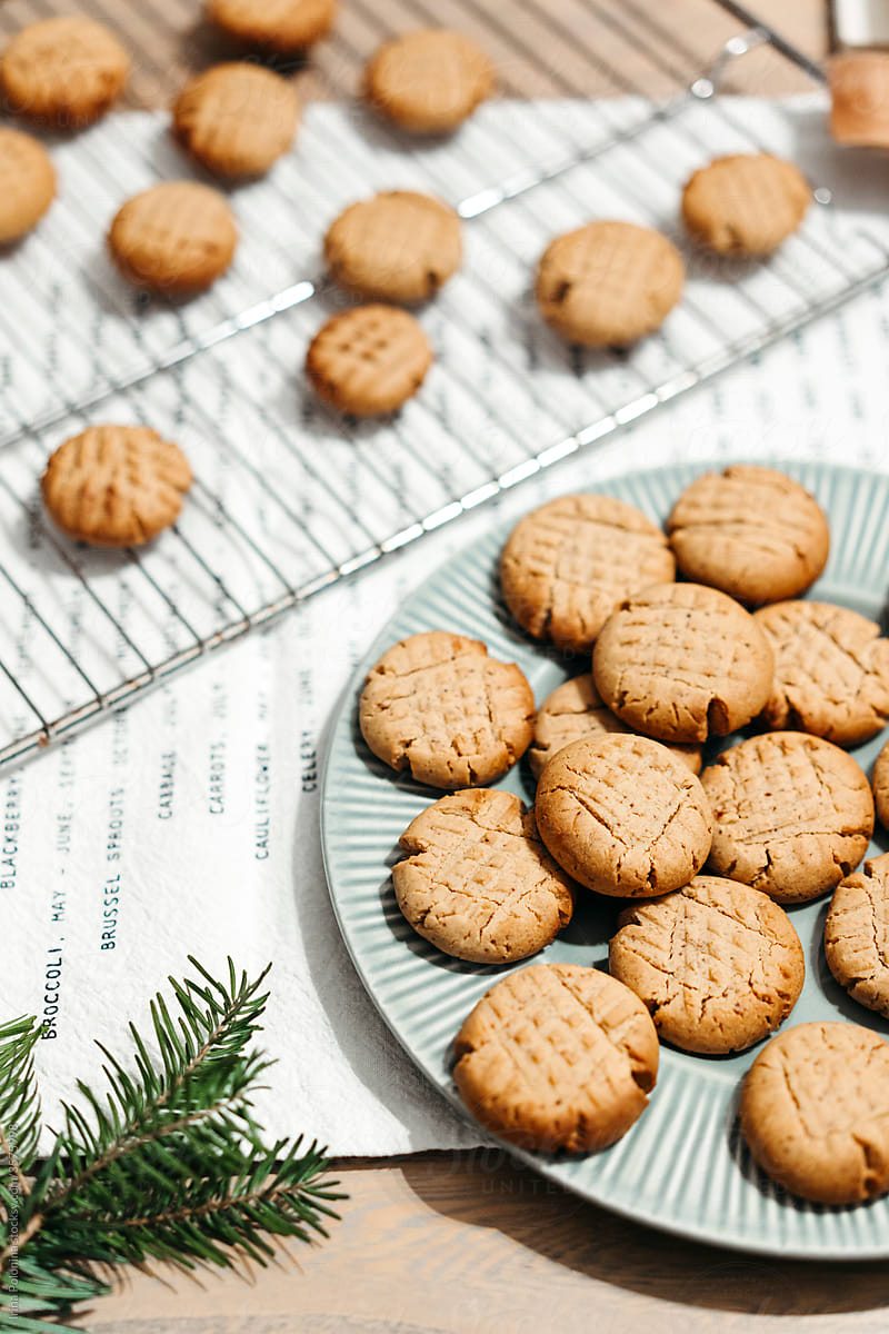 Homemade Christmas cookies.