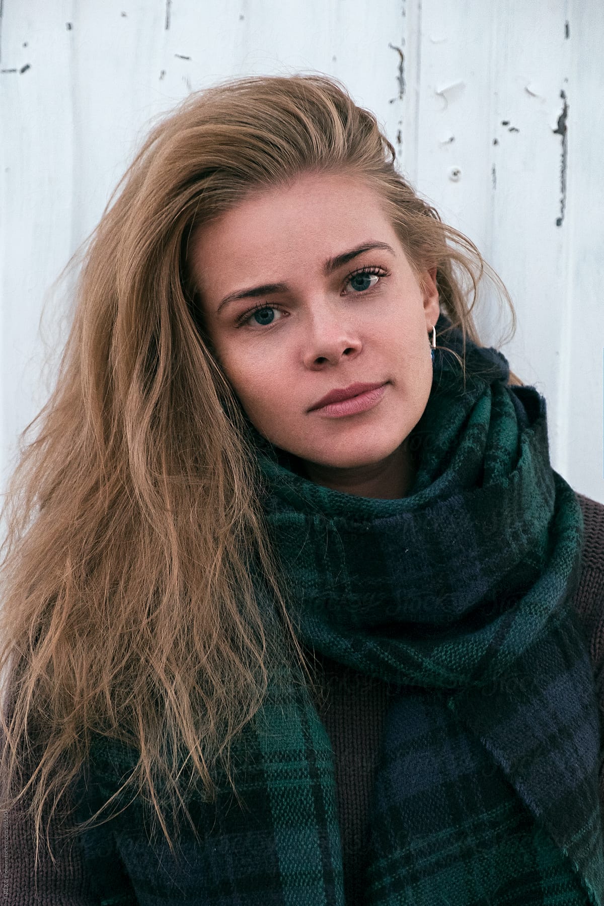 Portrait Of Attractive Young Blonde Haired Woman By Danil Nevsky 