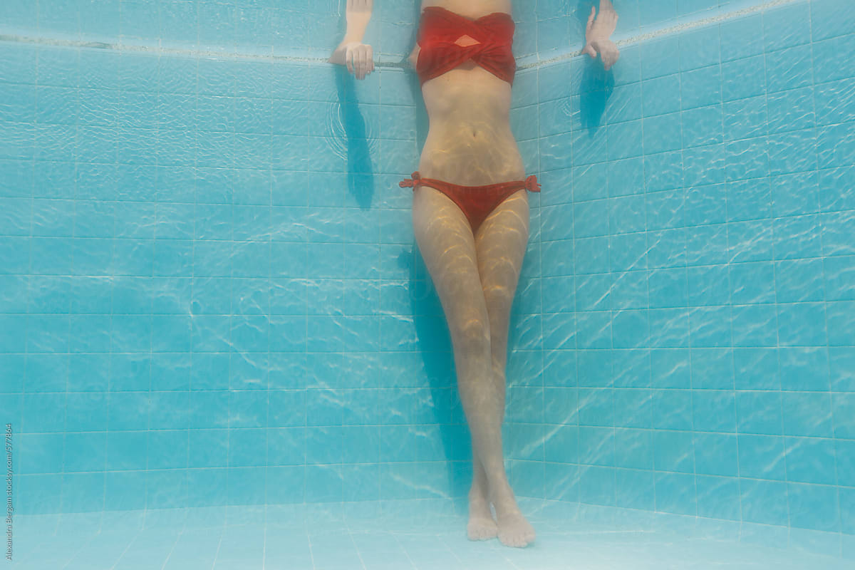 Underwater Woman Body In Swimmingpool By Stocksy Contributor Alexandra Bergam Stocksy