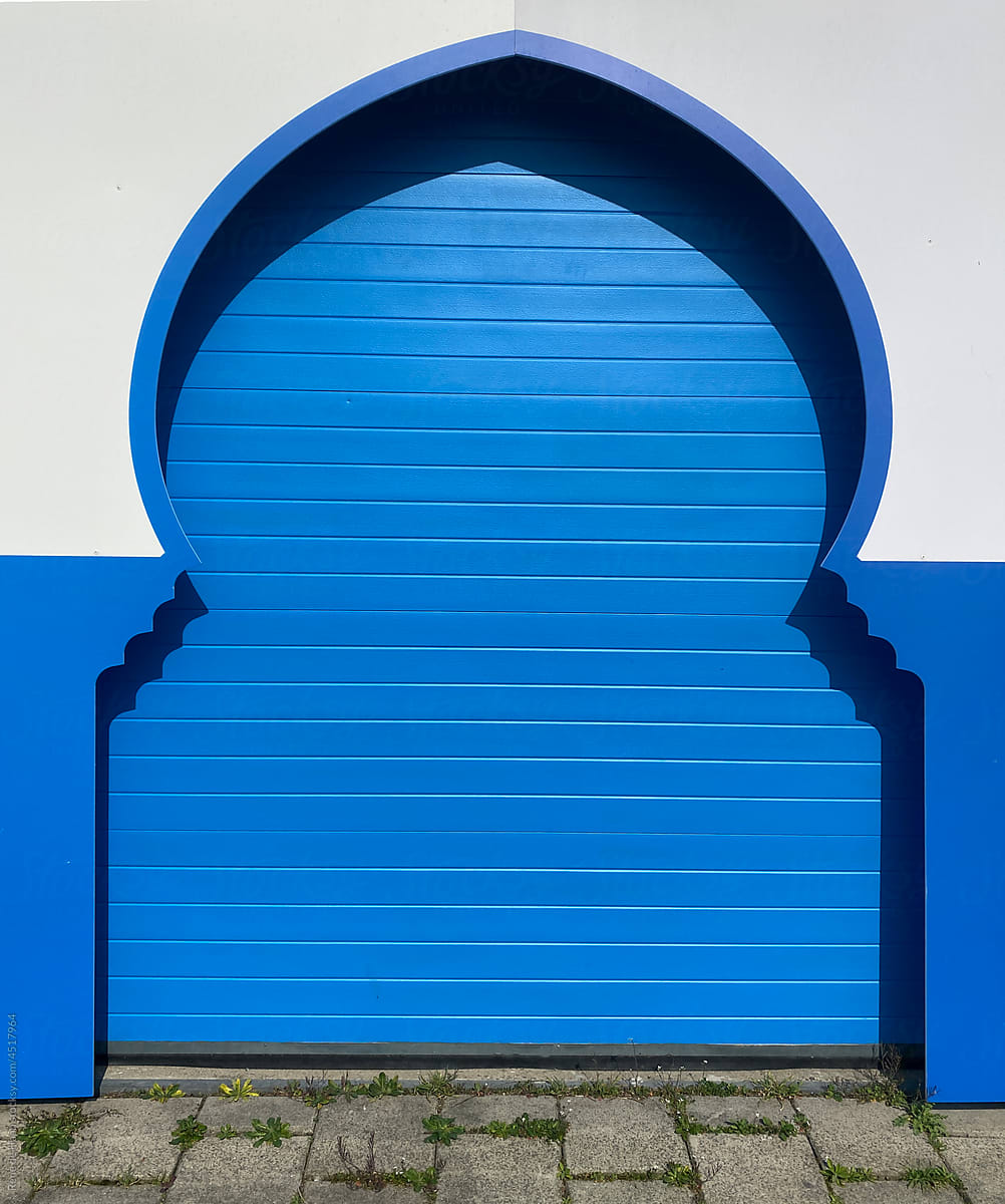 closed mosque entrance