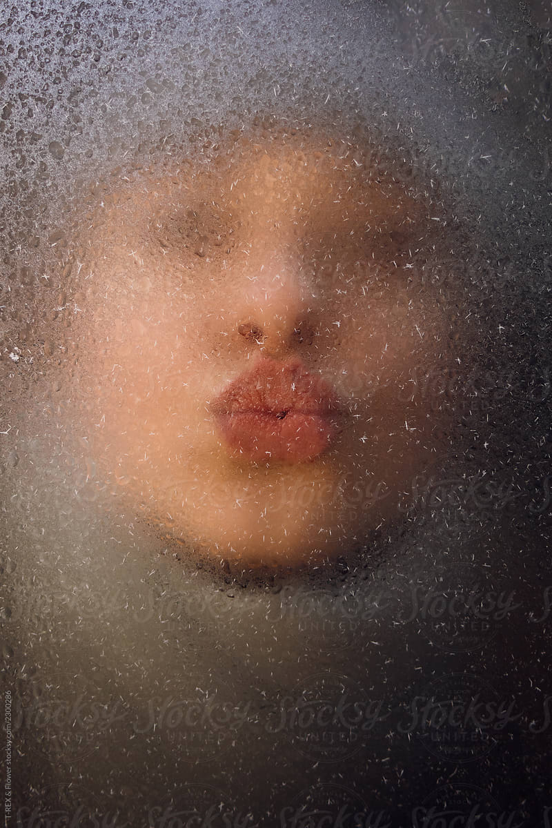 Young Lady Kissing Wet Glass By Stocksy Contributor Danil Nevsky 