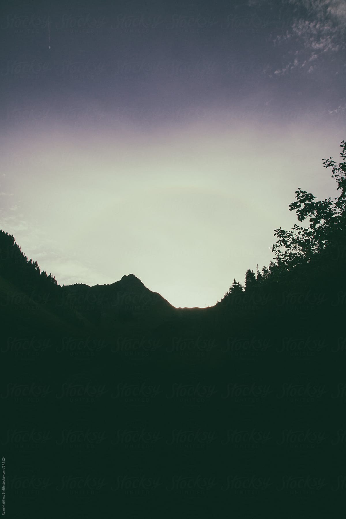 Dark Sunrise, Silhouette Mountain