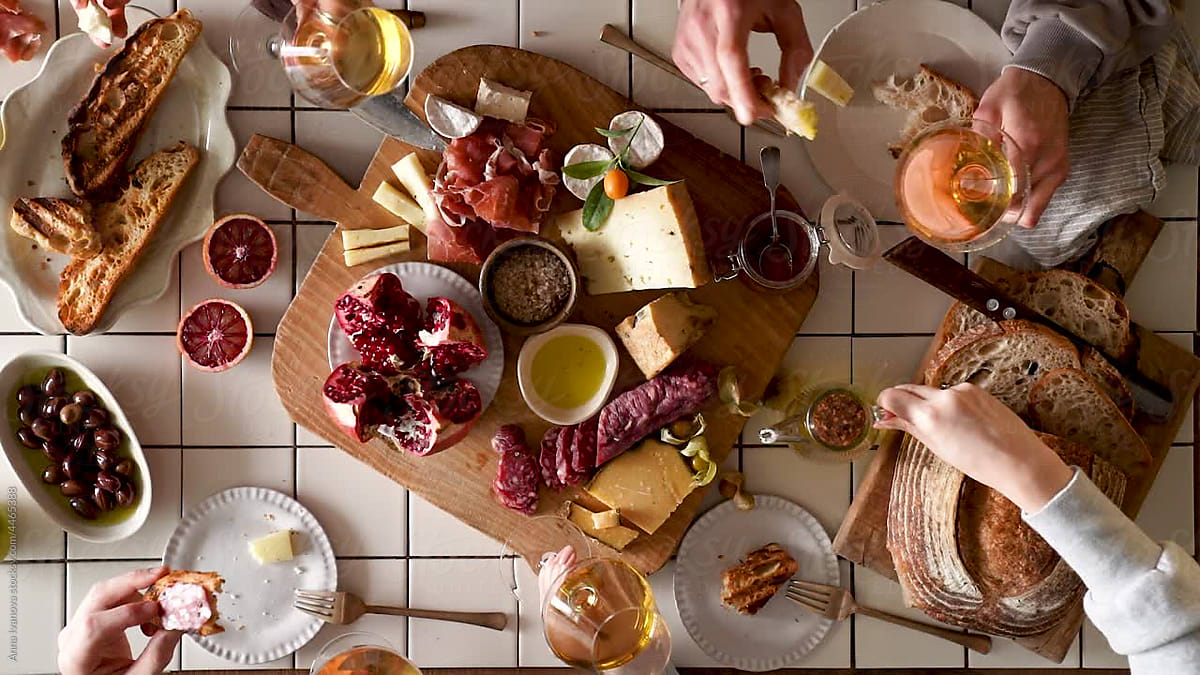 Cheese And Wine Table Ideas