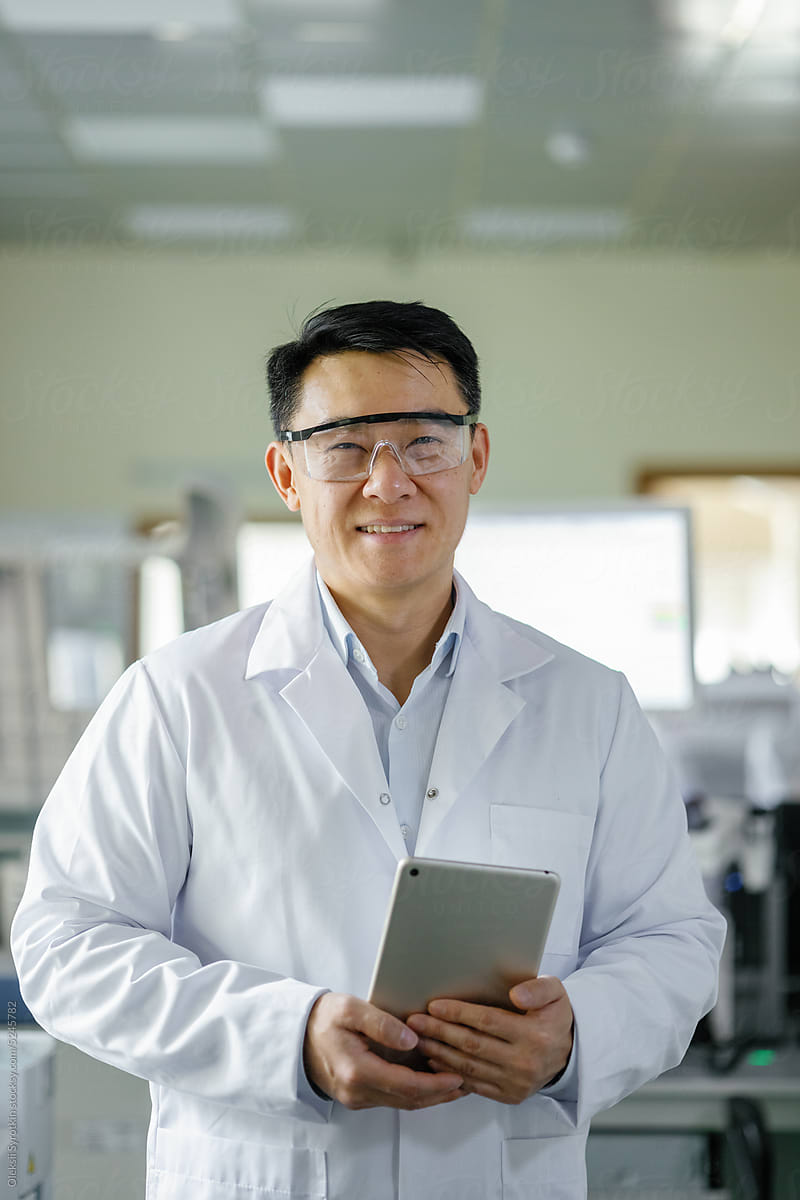 chemist scientific gadget lab coat biochemistry