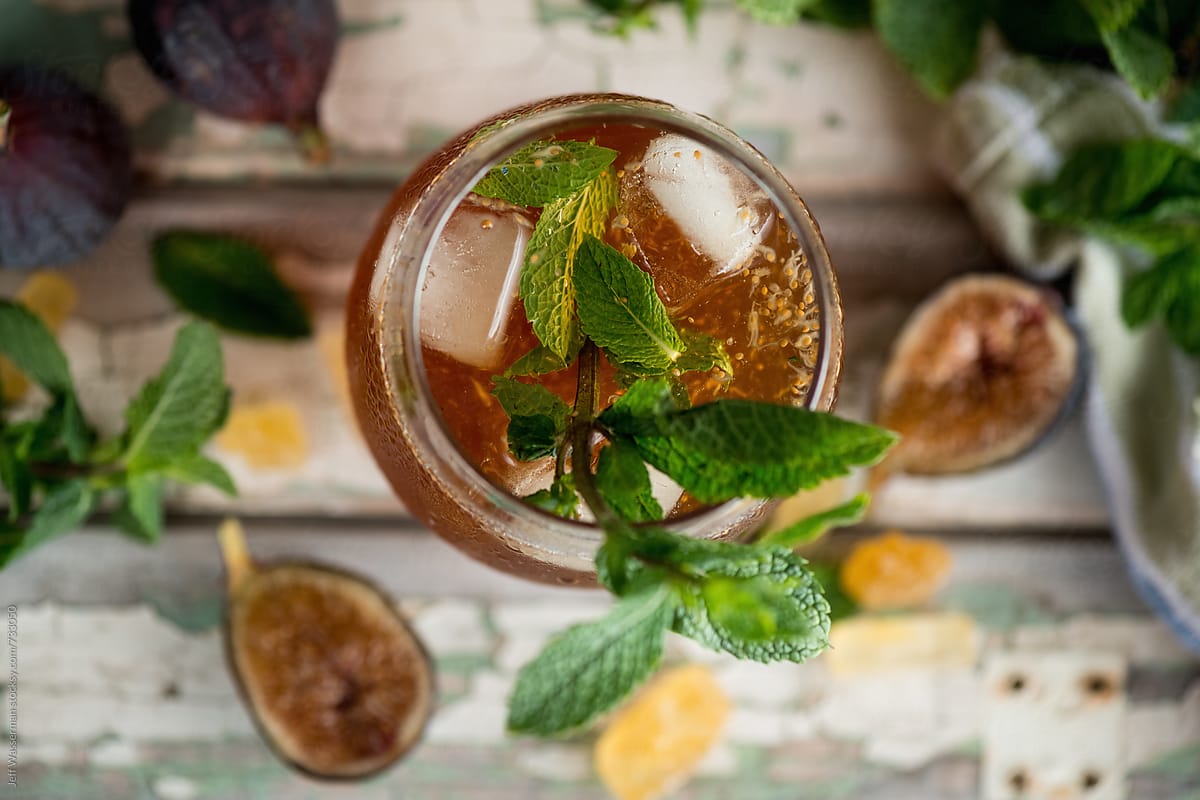 Fig and Bourbon Cocktail