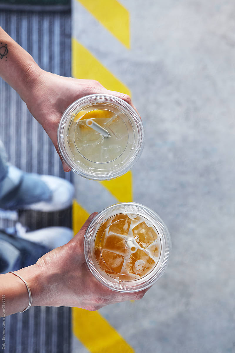 Takeaway Lemonade And Ice Tea.