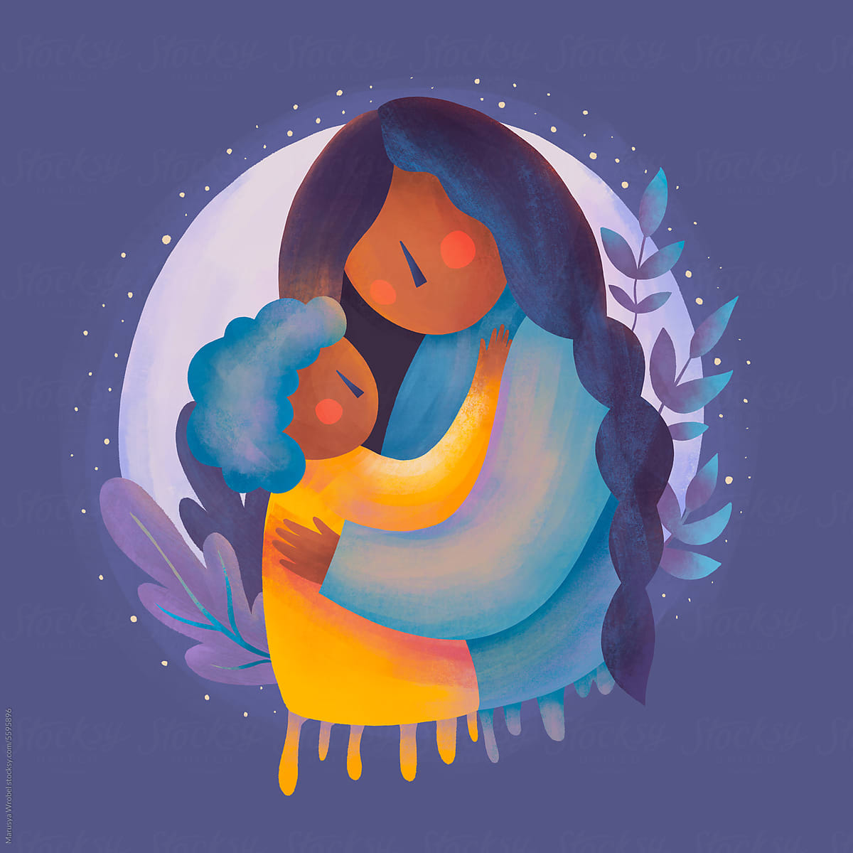 Motherhood concept illustration