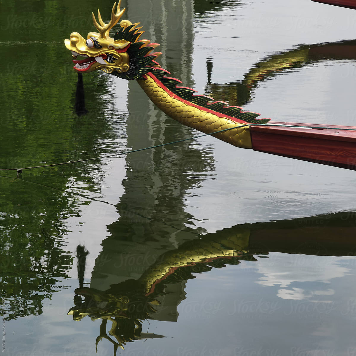 Chinese traditional dragon boat