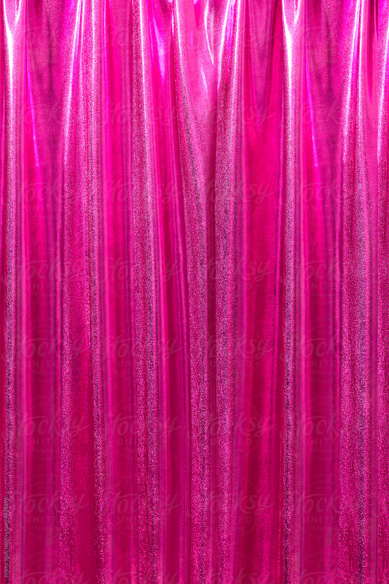 Purple curtain witt shine. Greeting card copy space.