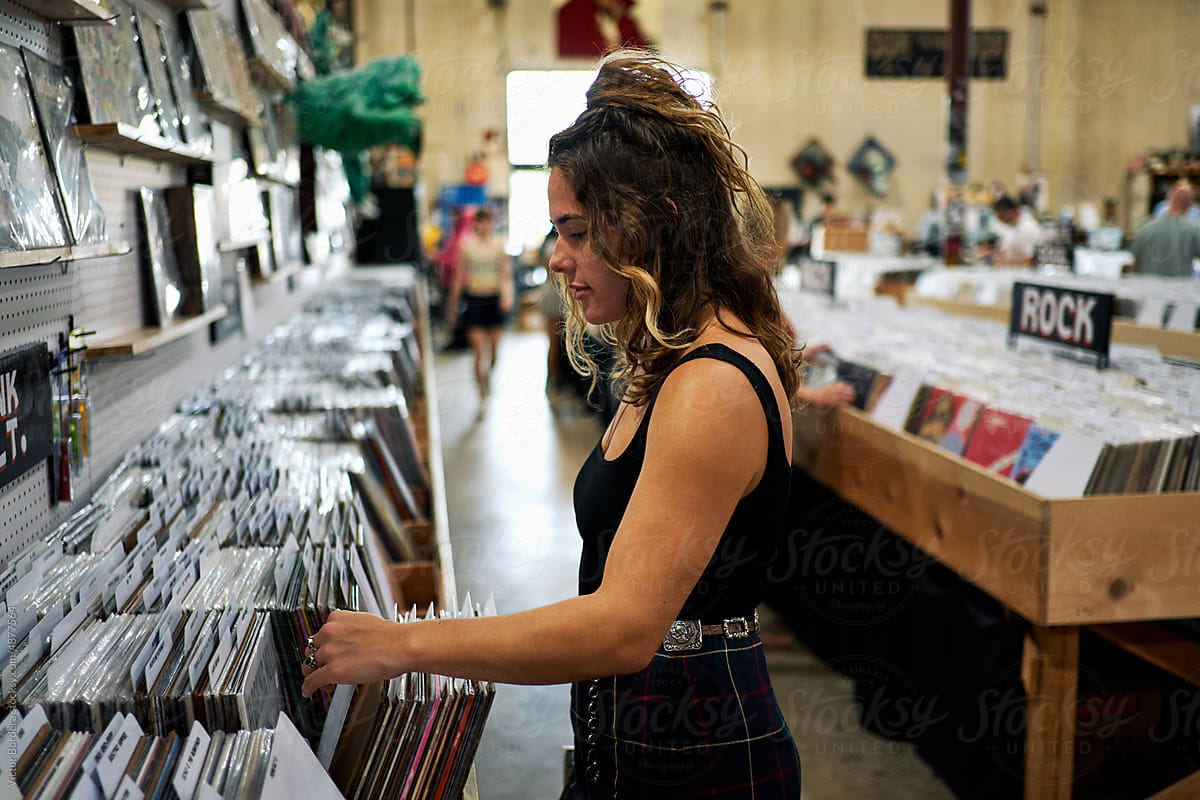 buying records