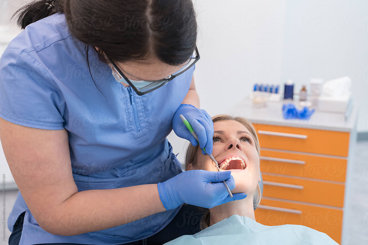 Dental Examination At Clinic