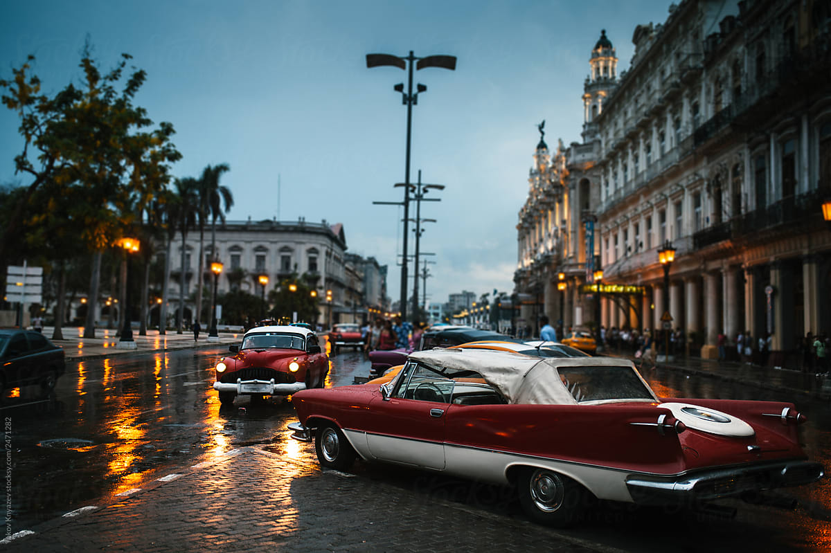 Old-Timer Cars In Havana, Cuba